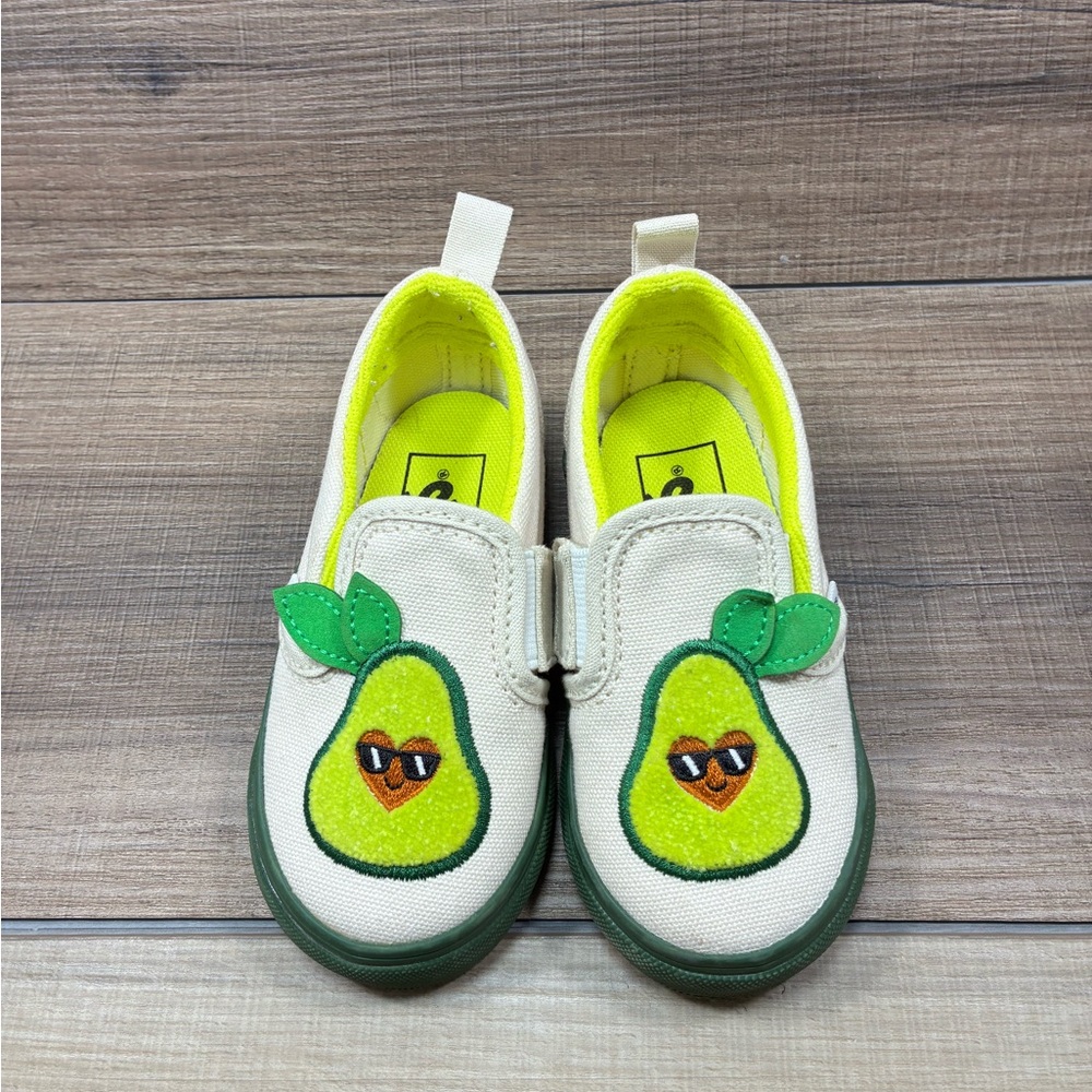 Vans Kids Avocado Slip-On Sneakers - Green & White